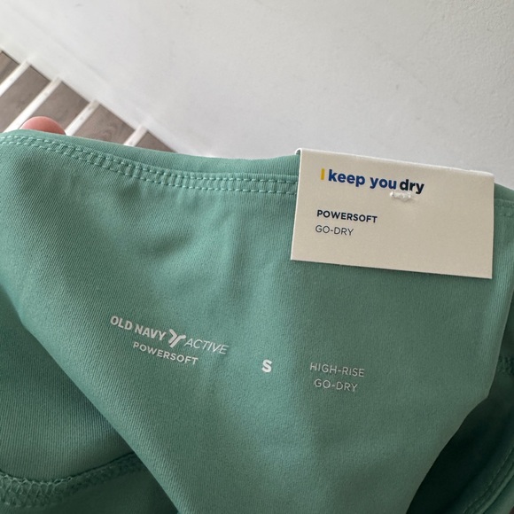 NEW!! Old Navy Sea Green Extra High-Waisted PowerSoft Pleated Skort - Picture 9 of 9